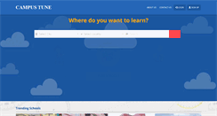 Desktop Screenshot of campustune.com